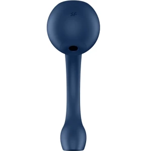 SATISFYER - PRO+ WAVE 4 STIMULATEUR POINT G ET IMPULSION D'AIR APPLICATION GRATUITE BLEU FONCÃ